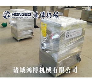 絞肉機打包已完成等物流來拉貨發往河北